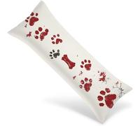 Federe per Cuscino per chi Dorme sul Fianco Rosso Federa per Cuscino Grandi 160x50 cm Animale Lungo Pillow Case Fornisce Lavabile in Lavatrice, Divano, Camera da Letto, Arredamento Casa 1Y-1016