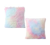 Federe Sfumate Da 2 Pezzi, Fodere Per Cuscini In Peluche, Federe Per Camera Da Letto, Federe Quadrate, Federe Decorative Per La Casa