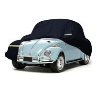 Federedevo Copriauto per berlina Volkswagen Beetle berlina 2 porte 1960-1980 impermeabile per tutte le stagioni, con cerniera per porta, cinghia antivento, serratura antifurto