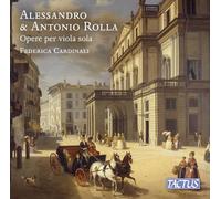 Federica Cardinali – Alessandro & Antonio Rolla: Opere per viola sola – CD – Tactus