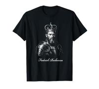 Federico Barbarossa Medievale Re Imperatore Ritratto Maglietta