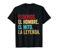 Federico El Hombre El Mito La Leyenda Regalo per Federico Maglietta