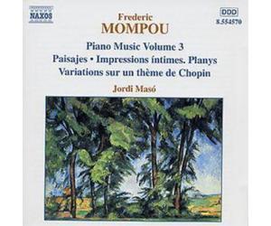 Federico Mompou Piano Music (CD) Album