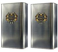 FedericoII Olio Extravergine Di oliva Monovarietale Peranzana Da Olive Italiane 2 Latte 1 Litro