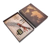 Federkiel-Set mit natÃ¼rlichem Muster â Schreibwerkzeuge