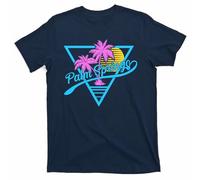 feDFasr Palm Springs Retro 80's Neon T-Shirt
