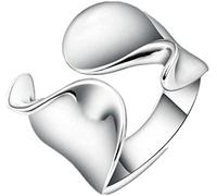 Fedi nuziali con temperamento con anelli a forma di S intrecciati per donne uominiDeft è stato elaborato