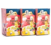 Fedi nuziali in Omini di lana per bambini con tisane, singolarmente 20 cuciture saldate in posizioni per bustine di tè, 3 Pack (3 x 45 G)