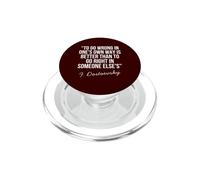 Fëdor Dostoevskij Delitto e castigo Filosofia classica PopSockets PopGrip per MagSafe