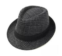 Fedora Classica Cappello da Jazz da Uomo Cappello da Gentiluomo Giovanile retrò Inglese (Color : Colour 3, Size : Free Size)