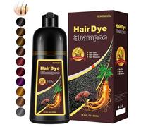 Fedulili Caffè Instant Hair Dye Shampoo 3 in 1 per capelli grigi, shampoo naturale per uomo e donna, colore marrone in 10-15 minuti, copertura 100% per capelli Ca