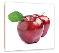 Feeby Quadro Natura Cibo Mele 30x30 cm Stampa in Qualita Fotografica Frutti Natura morta rosso