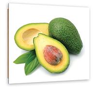 Feeby Stampa d'Arte Avocado Natura Mangiare 40x40 cm Immagine da parete Frutti Natura morta verde