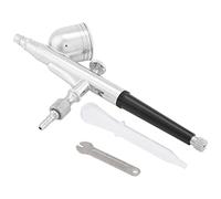 Feed Airbrush Kit | Dual Action Spray Tool for Artwork/Manicure/Cake Decorating | 0.2mm - 0.5mm Nozzle, 7cc Cup, Copper Body | G - 130 Version for Beginners & Experts (0,5 mm)