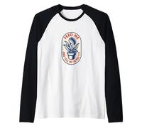 Feed Me and Tell Me I'm Pretty Venus Fly Trappola Maglia con Maniche Raglan