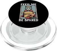 Feed Me Be Spared - Gatto divertente per amanti del gatto PopSockets PopGrip per MagSafe