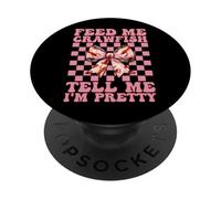 Feed Me Crawfish Dimmi Io Sono Pretty Gamberi Ragazza Mamma PopSockets PopGrip Adesivo