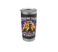 Feed Me Tacos E Dimmi Im Pretty Capybara Bicchiere termico in acciaio inox doppia parete
