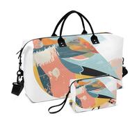 Feed The Birds Day - Borsone da viaggio, con borsa portaoggetti, per la notte, per uomini e donne, viaggi, sport, yoga, Multicolore, Taglia unica