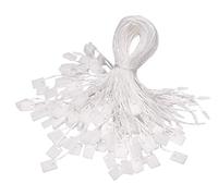 feedal - Fascette in nylon con chiusura a incastro, per etichette, vestiti, bagagli, prodotti, gioielli, 17,8 cm, 1000 pezzi (bianco, 1000 pezzi)