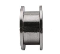feedal Heavy Duty 2 "304 in acciaio inox 304 cuscinetto a rulli con scanalatura a H, guida puleggia pista rotaia ruota rigida per sollevamento altalena cancello scorrevole (H scanalatura 68 mm)