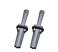 feedal Spina cuneo e piuma spessore pietra rocciosa splitter spaccino cunei e spessori piuma calcestruzzo pietra roccia Splitter strumento manuale 9/16'' 14 mm confezione da 2