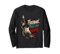 Feedback Feels Like Home Grunge Rock Chitarrista Maglia a Manica