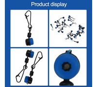 Feeder Bead Link Girelle Connettori a cambio rapido per la pesca con fagioli galleggianti e fibbia di sicurezza, confezione da 10 o 30 pezzi (8 # (10 / 3)