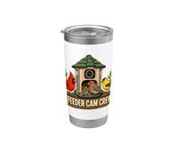 FEEDER CAM CREW Birdwatching Mangiatoia con Camera Bicchiere termico in acciaio inox doppia parete