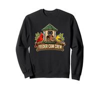 Feeder Cam Crew Birdwatching Mangiatoia con Camera Felpa