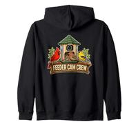 Feeder Cam Crew Birdwatching Mangiatoia con Camera Felpa con Cappuccio