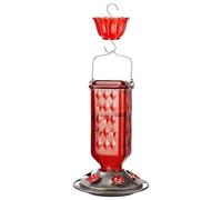 Feeder di Colibrì all'aperto - Dispensatore di reclamo, Funzione di di formiche integrata | Stazione di alimentazione degli uccelli a prova di perdite con gancio robusto per la co
