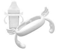 Feeder Handle Babies | Maniglie per bottiglie di latte, manico morbido di diametro ampio, manico quadrato in silicone per bottiglie da 141,7 g e 8 once