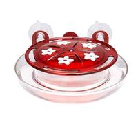 Feeder Nettare Sospeso - Alimentatore Colibrico | Coppa Di Aspirazione Hummingbird Feeder | 5 Alimentazione Alimentare Di Alimentazione PortsStrong | Coppa Di Aspirazione Di Apertura Larga