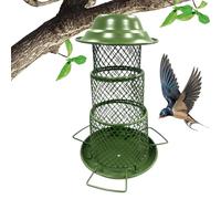 Feeder - Outdoor Feeder | Wild Bird Feeder | 3-Layer House Bird Feeder, Large Capacity 360 Degree Feeding Bird Feeders, Bird Feeder House, Metal Bird Feeder For Garden Yard - Bird Feeder