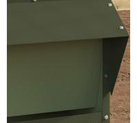 Feeder per pollo Verde Oliva 40,5 x 45 x 41 cm 20 kg