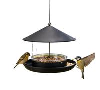 Feeders For Outdoors, Metal Squirrel Proof Bird Feeders, Weatherproof Large Capacity For Yard Patio Porch Pathway Park Lawn Ornaments Feeding Wild Hummingbird Finch Sparrow