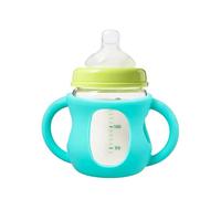 Feeding Bottle Handle, Silicone Easy Grip Sleeve, Bottle Support Grip For Milk Water Feeding Nursing Formula Transition For Kids Home Use Safe Comfortable Bottles Holding Aid