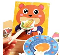 Feeding Toy for Kids Bear Fine - Motor Skills Training Bear Pretend Play