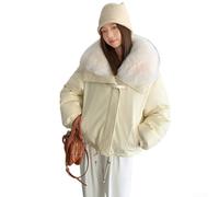 Feegow 80% poliestere giacca invernale per le donne caldo cappotto | Design ampio, imbottitura calda e spessa, adatta per le fredde giornate autunnali e invernali, per uno stile versatile