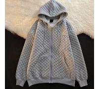 Feegow con Cappuccio Donna Zip Tasche Morbida con Cappuccio Donna | Chiusura zip liscia, cappuccio regolabile, tasche pratiche, tessuto morbido, ideale diario