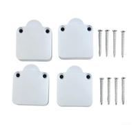 Feegow Confezione da 4 interruttori per porta per controllo della luce dell'armadio, bianco elettrico per interruttore a levetta, 2 A 250 V AC, 500 W, ignifugo UL94V2, durata della vita di 100000