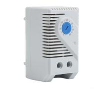 Feegow Controller meccanico 0-60C Interruttore termostato per montaggio su guida DIN per controllo ventola di raffreddamento riscaldatore armadio elettrico Uso industriale KTO KTS ZR Series (KTS011)