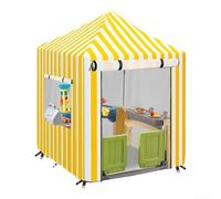 Feegow Copertura per casetta da gioco, resistente, 210 D, per casa dei giochi Smoby all'aperto, impermeabile e protezione solare, copertura per la casa dei giochi per bambini, con cinghie di fissaggio