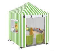 Feegow Copertura per casetta da gioco, resistente, 210 denari, per casa dei giochi Smoby all'aperto, impermeabile e protezione solare, copertura per la casa dei giochi per bambini, con cinghie di