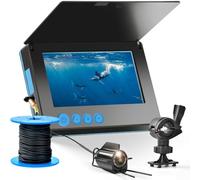 Feegow Fish Finder fotocamera grandangolare 220° visione scura pesca subacquea rilevamento allevamento HD 4,3 pollici display schermo, fotocamera pesca subacquea (30 m)