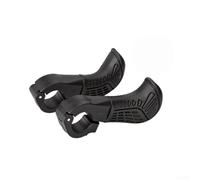 Feegow Impugnature ergonomiche per il pollice, poggia manubrio della bicicletta, sollievo dalla pressione della mano, supporti antiscivolo per il pollice, accessori leggeri per bici (nero)