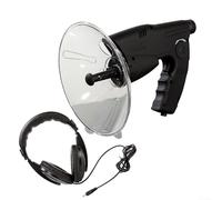 Feegow Microfono parabolico monoculare X8 volte Udito a lunga distanza, telescopio per ascoltare uccelli con auricolare per passeggiate in bush, birdwatching