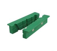 Feegow Morsa da banco da 10,2 cm, copertura ganasce in gomma con magneti incorporati, trama semplice e tipi a forma di V, in legno, arancione (15,2 cm, verde C)