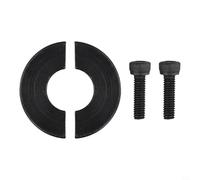 Feegow Morsetto a collare in due pezzi in acciaio nero, fermo per anello da 10 mm a 40 mm, alto per tenuta assiale, per una facile installazione, standard industriale (13 mm)